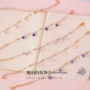 Vòng tay nữ đơn giản của Nhật Bản và Hàn Quốc Vòng tay hợp kim ngọc trai pha lê Nhật Bản làm đồ trang trí ban đầu của họ sẽ là bản gốc đá đào hoa
