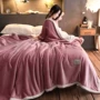 Mùa đông đôi dày flannel chăn quilt san hô lông cừu chăn giải trí chăn sofa chăn chăn lông tuyết nhung