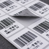 Roll Non -Dry Glue Thermist Paper Label Tag Печать QR -код настройка наклейки на настройку метки