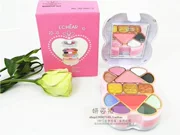 Đích thực Lei Qi nữ tính hoa hộp trang điểm Mei Mei có thể được trang điểm hộp bóng mắt lip gloss blush AP3007
