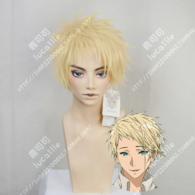 taobao agent Violet Eternal Garden Beneditt Milk Milk Golden Flip -up spot Active Male cosplay wig