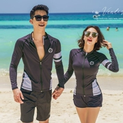 Bộ đồ lặn Hàn Quốc phù hợp với lặn nữ phù hợp với ống thở nam chia quần áo sứa khô nhanh tay dài chống nắng phù hợp với áo tắm - Vài đồ bơi