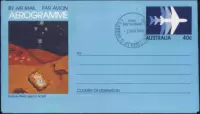 C-YJ24 Australia 1983 Air Stamps Post Postified Postal Maps-это короткая картина самолета как мифические легенды