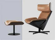 Tùy chỉnh thiết kế cổ điển ghế bành FRP hình đồ nội thất thời trang xoay đàm phán kinh doanh ghế tiếp nhận ghế