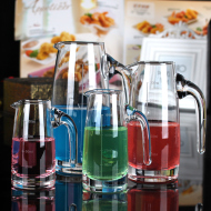 Rượu vang tách rượu thủy tinh trong suốt rượu vang đỏ decanter jug ​​kích thước cốc chén công cộng với quy mô rượu vang