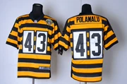 Bóng đá NFL Pittsburgh Steelers Pittsburgh Steelers43 # POLAMALU Elite Edition
