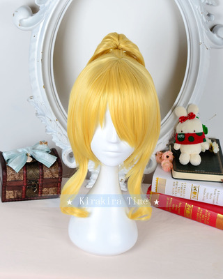 taobao agent COSPLAY wig Love Live! Takase President Gongcopic Gold Wig COS COS Pseudo Anime