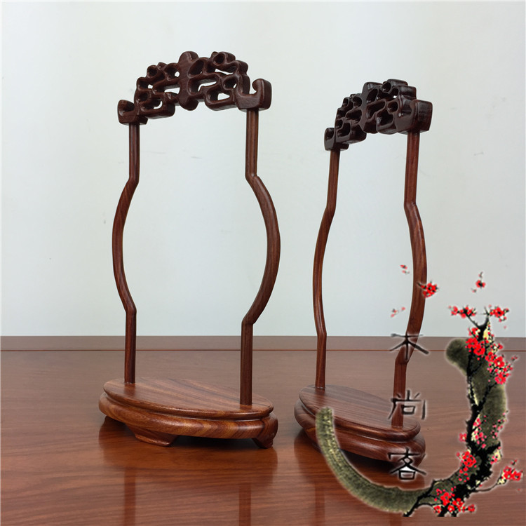 紅木工藝品擺件底座紅酸枝黑檀木古玩古董奇石頭花瓶實木底座木托