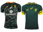 Bóng đá quần áo Nam Phi đội tuyển quốc gia nhà và đi 2018 new rugby jersey quần áo bóng đá
