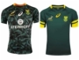 Bóng đá quần áo Nam Phi đội tuyển quốc gia nhà và đi 2018 new rugby jersey quần áo bóng đá bóng bầu dục Mỹ