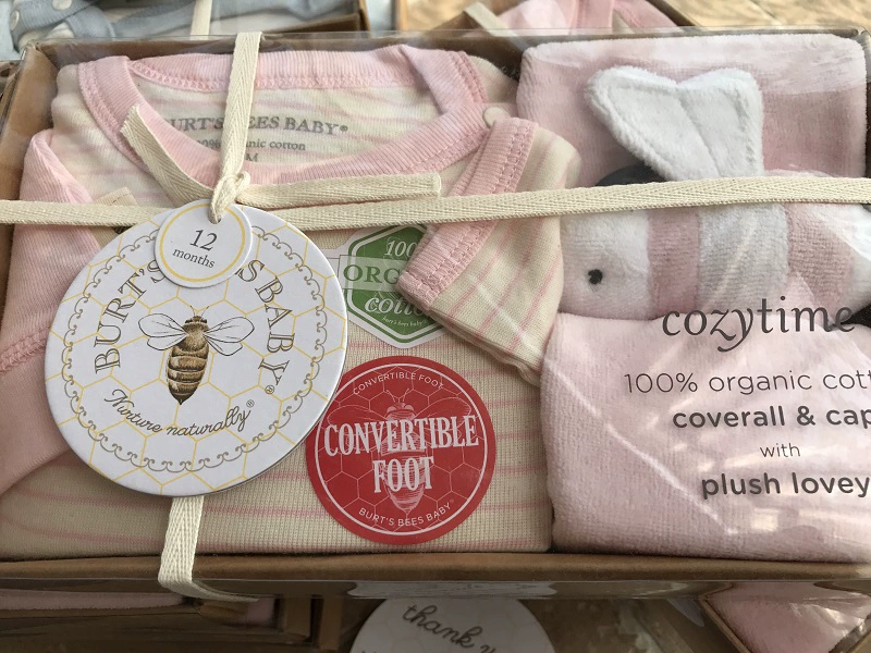 [Spot] Ong chính hãng của Mỹ Burts Little Bee Organic Cotton Bodazer Hat Appease Khăn Hộp quà tặng - Bộ quà tặng em bé