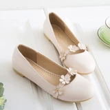 Японские свежие туфли, 2023, тренд сезона, в цветочек