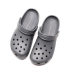 Mùa Hè Mới Croc Giày Xăng Đan Nữ Trắng Y Tá Giày 40 Size Lớn Bao Đầu Dép Đi Biển 41-42-43 Kích Cỡ giày quai hậu nữ đep quai ngang 