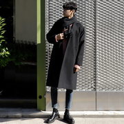 Áo khoác nam dài dày mùa đông áo len nam ifashion lỏng áo len áo khoác Hàn Quốc phiên bản của vai