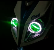 Đèn pha Sundiro Honda NS110R SDH110T-7 Đèn đôi Xenon ống kính thiên thần lắp ráp mắt quỷ - Đèn HID xe máy