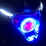 09-10 GSXR1000 K9 big R cụm đèn pha lắp đèn Xenon đèn thiên thần mắt quỷ - Đèn HID xe máy đèn xe wave