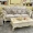 sofa vải kết hợp phòng khách châu Âu trang bị đầy đủ 1 + 2 + 3 kích thước căn hộ ba-bit đơn giản sofa thẩm mỹ viện châu Âu - Ghế sô pha
