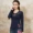 2018 giải phóng mặt bằng phong cách quốc gia phụ nữ kích thước lớn t- shirt thêu đáy áo sơ mi Trung Quốc phong cách dài- tay t- shirt bông áo sơ mi phụ nữ