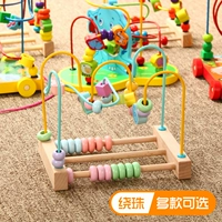 Детские бусы с бусинами, интеллектуальный конструктор, детская игрушка для мальчиков и девочек, раннее развитие, 6-12 мес., 1-2-3 лет