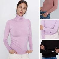 HM Zara.UR Золотые манжеты для пряжки открыты высокий -neck для похудения.