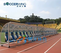 Высокий футбольный зал завидец мобильного футбола защитный сарай специализированный защитный сарай