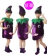 quần áo hiệu suất quần áo rau vườn ươm trái cây cho trẻ em Catwalk mô hình hiển thị trên quần áo năm mới váy đồ cho bé gái