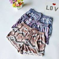 Kích thước lớn mềm mại và cực kỳ thoải mái mùa hè ladies nhân tạo cotton loose ngủ quần casual home shorts hot quần quần áo nam hàng hiệu