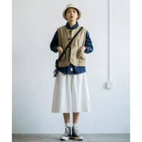 Epicsocotra Self -сделанная японская юбка изготовления простота универсальная зонтика