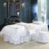 Làm đẹp giường bao gồm bốn bộ tùy chỉnh cao cấp bông bông thẩm mỹ viện cơ thể massage dầu gội Trang bị tấm