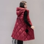 Mùa thu đông 2018 áo khoác cotton mới cho nữ dài phần dày cỡ lớn xuống bông pad Phiên bản Hàn Quốc của chiếc áo vest tự canh - Bông áo khoác phao nữ dáng ngắn