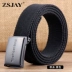 Chiến thuật Bird Narrow Belt Người đàn ông Canvas nhỏ Vành đai nhỏ Sinh viên Thể thao ngoài trời Smooth Buckle Belt K8 dây lưng da Thắt lưng