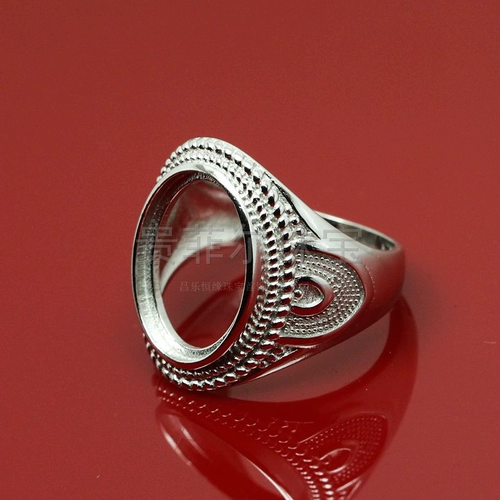 Платиновое кольцо, серебро 925 пробы, 16mm, модель R264