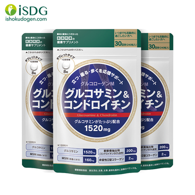 值哭爆降80元！ 240粒x3袋 日本 ISDG医食同源  氨糖软骨素加钙片