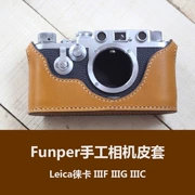 Funper Leica IIIF IIIG IIIC Camera Holster Leather Bag Leather Base Bảo vệ lưu trữ Retro - Phụ kiện máy ảnh kỹ thuật số