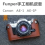 Funper Canon AE-1 AE-1P A-1 EF camera tay da holster túi máy ảnh bảo vệ tay áo nửa thiết - Phụ kiện máy ảnh kỹ thuật số túi hút ẩm máy ảnh