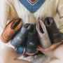 Mùa đông 2018, ấm áp, giày cotton ấm áp, giày bốt sinh viên cộng với đôi bốt nhung dày không trơn trượt boot nữ