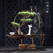 Zen đồ trang trí Trung Quốc nghệ thuật trang trí và hàng thủ công lại hương burner gốm phòng khách văn phòng sáng tạo trang trí mềm mại porch đồ trang trí