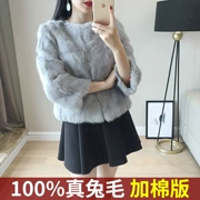 2018 mới Hàn Quốc nữ toàn bộ da thỏ lông áo khoác lông ngắn nữ chống mùa giải phóng mặt bằng lông