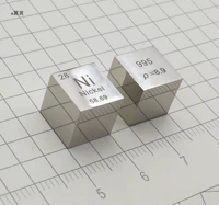 Зеркальный полировка никеля кубики металлические никель циклокар куб 10 мм Ni≥99,5%Коллекция элементов
