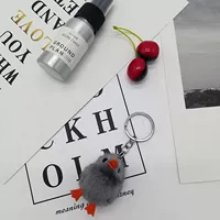 Норковая цыпочка темно -серая серая