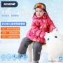 Moomin Muming quần áo trẻ em mùa đông nữ phù hợp với trượt tuyết phù hợp với áo khoác không thấm nước gió ngoài trời quần áo cotton quần cotton quần áo trẻ em đẹp