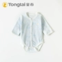 Quần áo trẻ em Tongtai mùa xuân và mùa hè gói rắm quần áo bé thân áo dài tay mỏng phần sơ sinh áo choàng tam giác romper - Áo liền quần quần áo liền thân thu đông cho bé