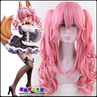 taobao agent Fate/Grand Yuzao front beast tail maid dress Xiaoya の の の の の の f f wig double ponytail