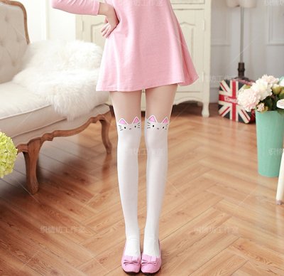 taobao agent Dress, cute socks, props, cosplay, cat