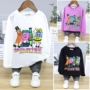 Quần áo trẻ em mùa thu mới của Lafley 2019 xu hướng Hàn Quốc áo thun dài tay nam và nữ trong áo trẻ em lớn 8790 - Áo thun shop trẻ em
