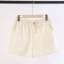 Mùa hè mới thời trang kẹo màu giải trí thể thao ren-up thun thun cotton rắn màu quần short nóng quần nhiều màu 8336 - Quần short Quần short