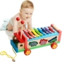 Tay trẻ gõ gõ quãng tám xylophone gõ piano chơi con vật kéo bộ gõ nhạc bàn tính đồ chơi giáo dục đồ chơi trí tuệ cho bé
