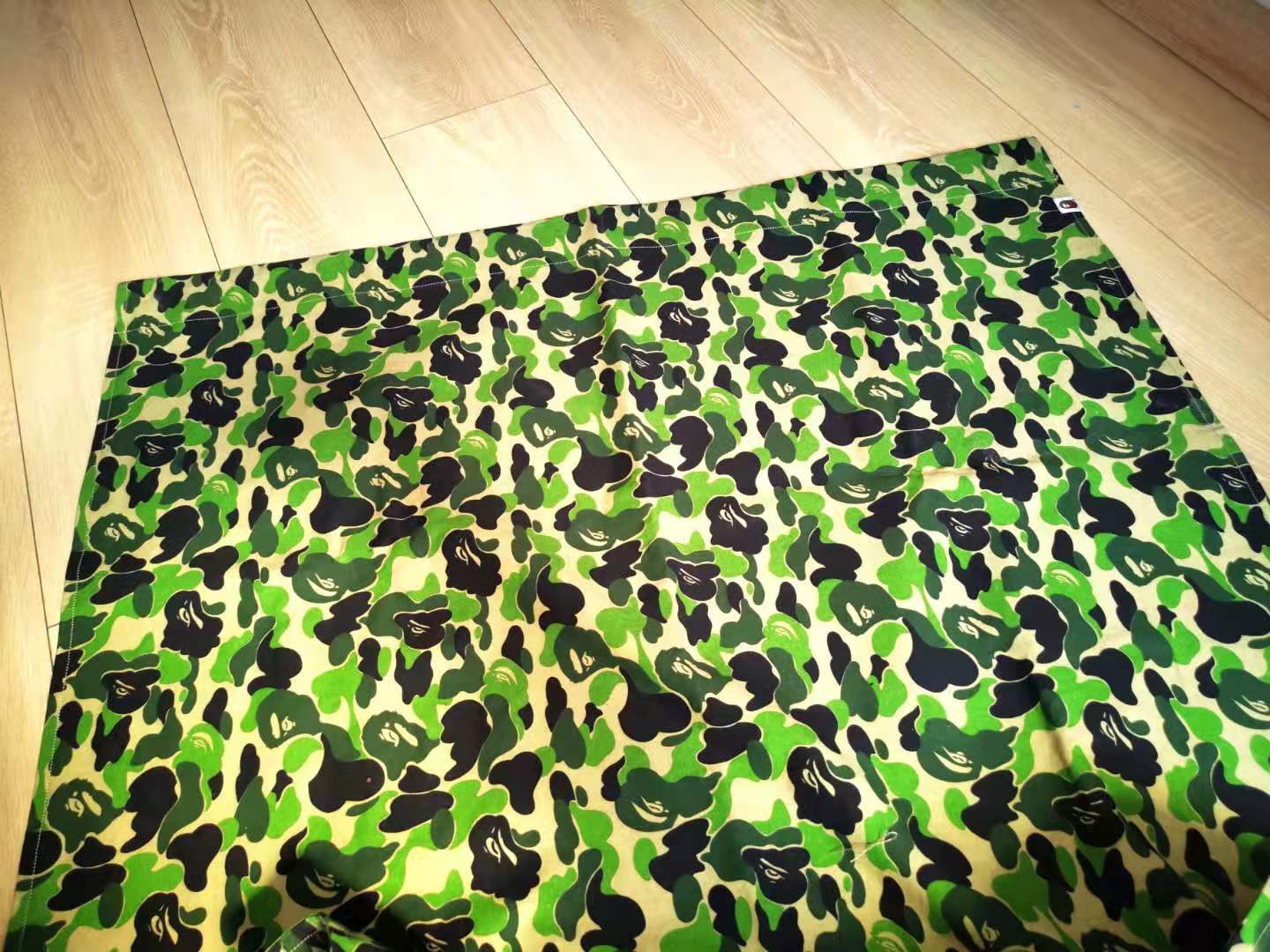 Whole Piece 90 × 140Cmape camouflage door curtain camouflage tablecloth camouflage two-sided door curtain No punching Hanging curtain Half curtain trend Japanese  door curtain