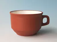 [至善 斋] Zhu Mu nhiệt độ cao men trắng cũ màu tím cát tách trà cốc cà phê Yixing cát màu tím nhà máy thủ công (một nhà máy ấm trà đất sét