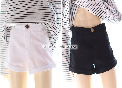 taobao agent Overall, black white trousers, refreshing shorts, children's clothing